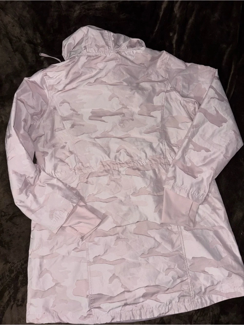 Athletic Works Light Pink Camo Hooded Utility Jacket